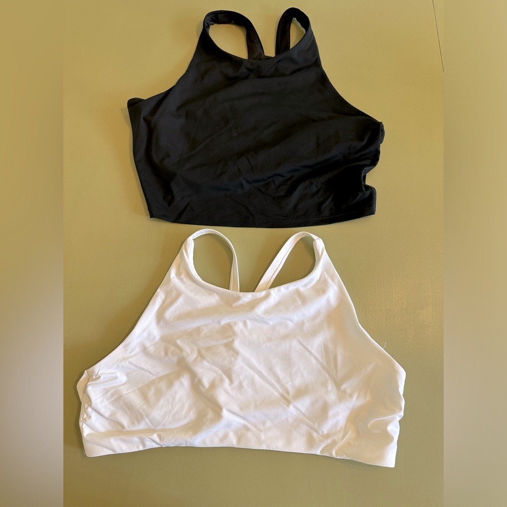 Set of 2 Athleta sports bras. Like new, never worn. Size XL